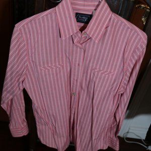 Vintage Pink Pin-Striped Blouse by Bentley Arbuckle size 4